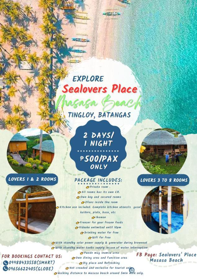 Batangas Sealovers' Place Masasa Beach מראה חיצוני תמונה